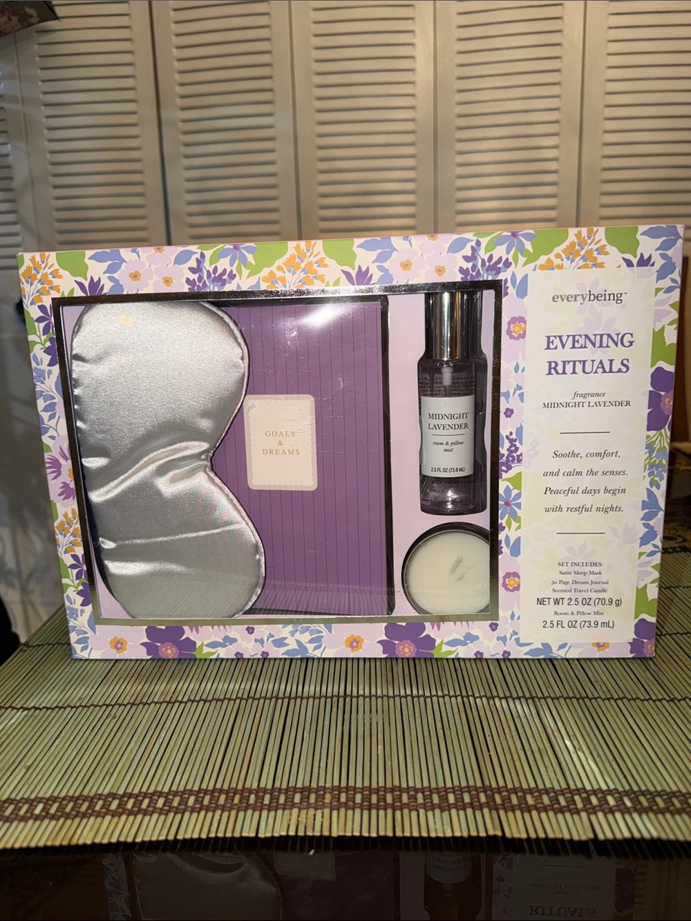 Evening Rituals Midnight Lavender Relaxation Set - Silver & Purple